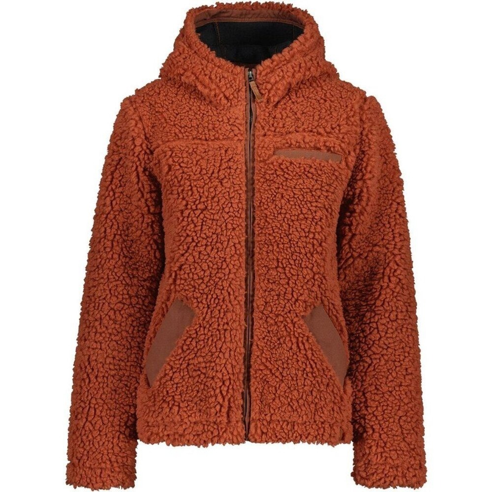 Obermeyer Women's Amelia Sherpa Jacket in Terracotta Size Large‎